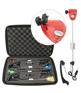 Set 4 swingere 11E Baracuda, cu contragreutate și iluminare