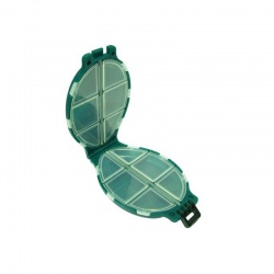 Cutie pescar Baracuda HS004 pentru carlige, culoare verde, 110x75x30 mm