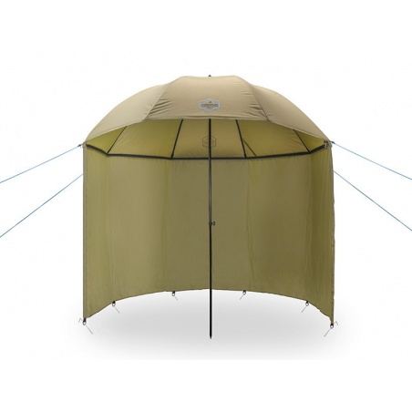 Umbrelă/shelter diametru 250 cm MONZUN pentru pescuit cu perete lateral Delphin Master, , husa, cuie si snururi ancorare