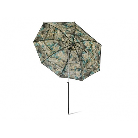 Umbrelă 250 cm diametru cu perete lateral Delphin CLASSA CAMO, , snururi + cuie fixare, husa de transport