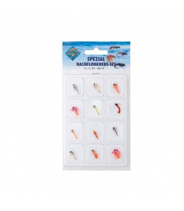Set 12 muste artificiale Behr 23-186-15 pentru Pescuit la Pastrav