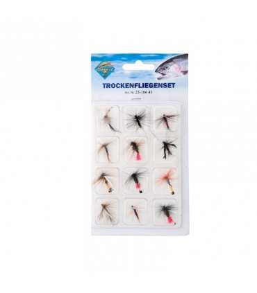 Set 12 muste artificiale Behr 23-186-41 pentru Pescuit la Pastrav