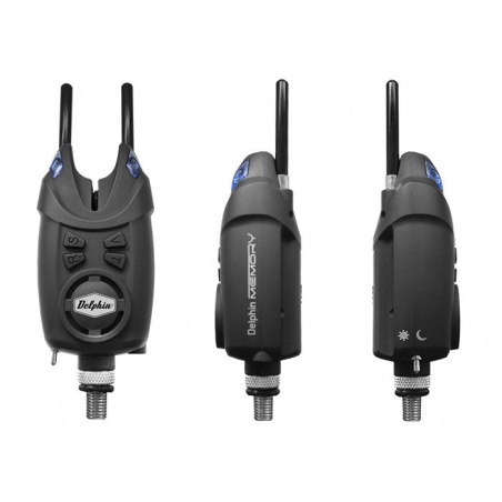 Avertizor pescuit Delphin MEMORY 9v, culoare neagra