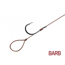 Montură feeder 6 buc/set Delphin Proxi Loop, lungime 8 cm, grosime 0.10 mm, marime carlig 8