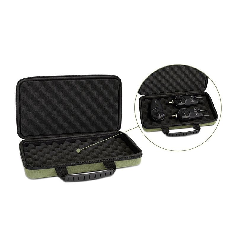 Geanta pescuit pentru avertizori swingere Delphin CLASSA HardCASE, 30x17x6cm