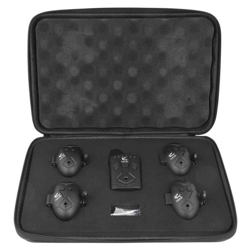 Set 4 avertizoare RF5618 wireless cu receptor Baracuda acoperire 180m