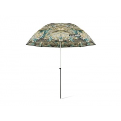 Umbrelă 250 cm diametru cu perete lateral Delphin CLASSA CAMO, , snururi + cuie fixare, husa de transport