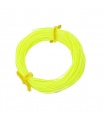 Rola Fir Plutitor musca 30m, Galben Fluo